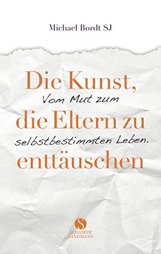 Buch: "Die Kunst, die Eltern zu enttäuschen: Vom Mut zum selbstbestimmten Leben" | Beschreibung: "Was passiert, wenn man erkennt, dass die Vorstellungen, die andere sich von uns machen, nicht mehr zu uns selbst passen? Vorstellungen, die unsere Freunde, unsere Partner, unsere Kinder oder unsere Eltern von uns haben und die uns, bei aller Freundschaft und Liebe, auch festlegen und manchmal fremd bestimmen? Wie findet man zu seinem eigenen Leben, seiner eigenen Stimme? Wie enttäuscht man Erwartungen, um selbstbestimmt leben zu können? Was lernt man aus den eigenen Enttäuschungen – von anderen Menschen, vielleicht auch vom Leben, aber auch von uns selbst? Fragen, denen Michael Bordt in einem klugen, kurzen Essay nachspürt. Statt gutgemeinter Ratschläge schlägt er eine neue, befreiende Sicht auf Enttäuschungen vor, die gewohnte Denkmuster auf den Kopf stellt und den Blick frei macht für die Schönheit und die Verletzbarkeit des eigenen Lebens. Nur wer bereit ist, andere zu enttäuschen, wird sein eigenes Leben finden." (Amazon)