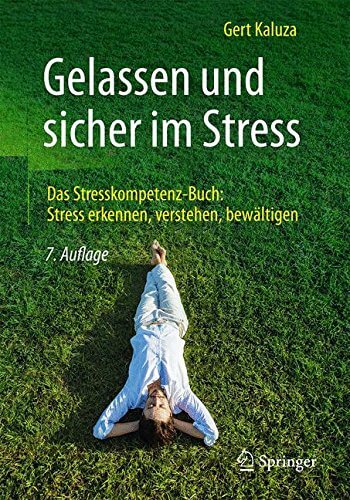 Das Buch -- Gelassen und sicher im Stress -- von Gert Kaluza ist Grundlage vieler Stressmanagement Seminare bzw. Schulungen zum Thema Stressprävention und Stressbewältigung (Amazon)