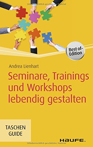 Rhetorikkurs erfolgreich durchführen - Buch: "Seminare, Trainings und Workshops lebendig gestalten" | Beschreibung: "Erfolgreich ist ein Workshop, wenn er die Teilnehmer mitreißt und begeistert, sie von neuen Ideen und Konzepten überzeugt und sie dort abholt, wo sie gerade stehen. Hier erfahren Sie, wie Sie als Trainer alles richtig machen - sowohl inhaltlich als auch organisatorisch. - Lerntechniken und didaktische Grundlagen: Wie Sie nachhaltige Lerneffekte erzielen - Den Auftrag klären: Ziele vereinbaren und Honorar verhandeln - Den Ablauf strukturieren: optimal anfangen, die Inhalte motivierend vermitteln, ein gelungenes Ende finden - Mit praxiserprobten Spielen und Übungen für Ihren Methodenkoffer" (Amazon)