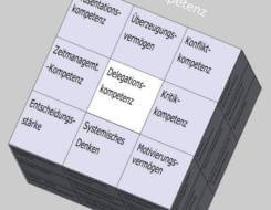 Delegationskompetenz im Soft Skills Würfel von André Moritz (© www.soft-skills.com)