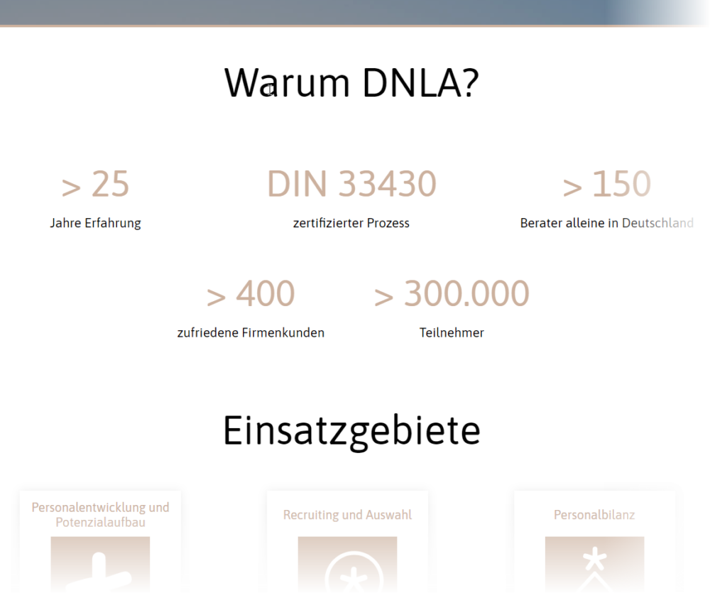 DNLA Potenzialanalyse - Website dnla.de vom 25.03.2020 DNLA Potenzialanalyse - Website dnla.de vom 25.03.2020
