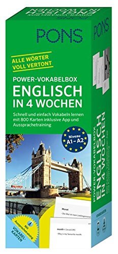 Vokabellernen: Kombination aus Vokabelkarteikarten und App mit Aussprachetraining (Amazon)