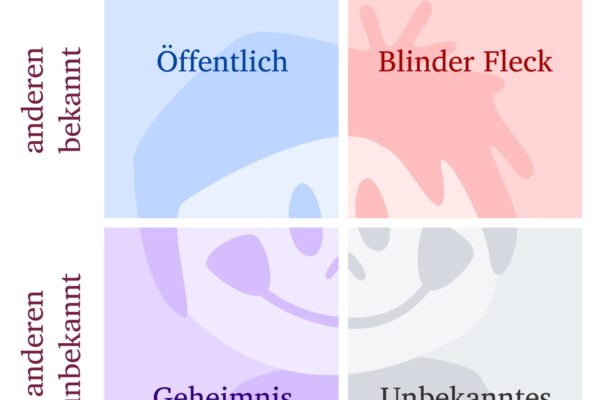 Das JOHARI-Fenster mit seinen vier Quadranten (© thingamajiggs / Fotolia)