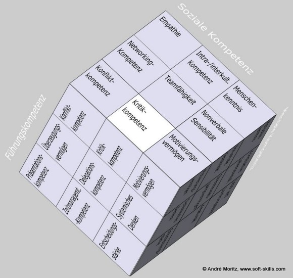 Kritikkompetenz als Soft Skill im Kompetenzfeld "Soziale Kompetenz" des Soft Skills Würfels