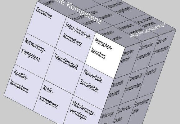 Menschenkenntnis im Soft Skills Würfel von André Moritz (© www.soft-skills.com)