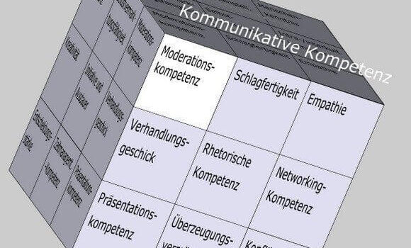 Moderationskompetenz im Soft Skills Würfel von André Moritz (© www.soft-skills.com)