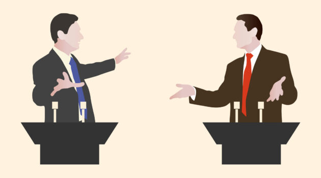 Rhetorik & Politik | Rhetorische Tricks und Techniken von Politikern (© derdy / Fotolia)