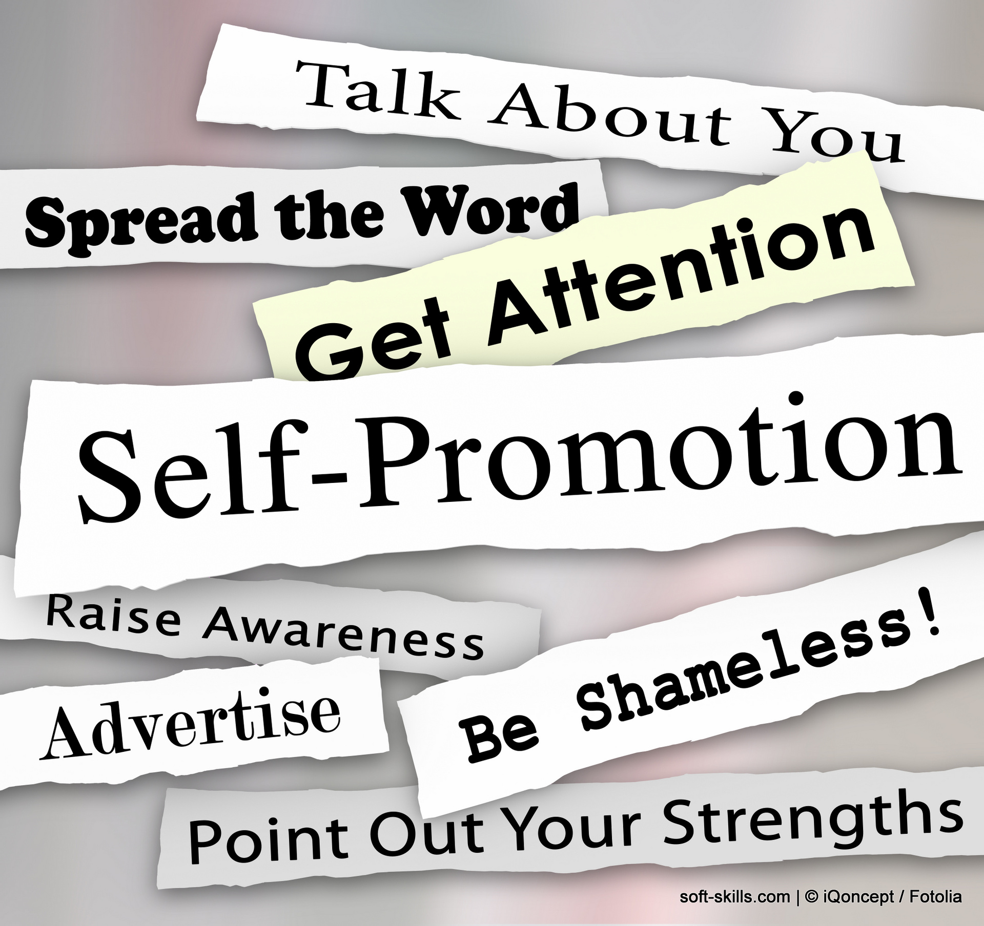 Selfpromotion / Selbstvermarktung (© iQoncept / Fotolia) Selfpromotion / Selbstvermarktung (© iQoncept / Fotolia)