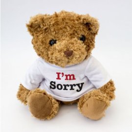 Entschuldigungen Teddybär: I'm sorry, es tut mir leid (Amazon, B00KB45ULE)
