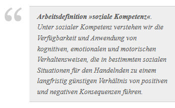 Soziale Kompetenz Definition nach Hinsch & Pfingsten