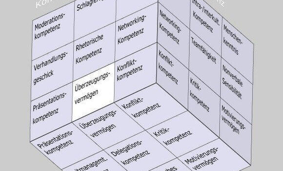 Überzeugungsvermögen im Soft Skills Würfel von André Moritz (© www.soft-skills.com)